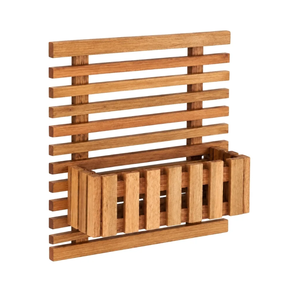 Jardim Vertical 35x35 — móvel de madeira Metalnew, referência 6208
