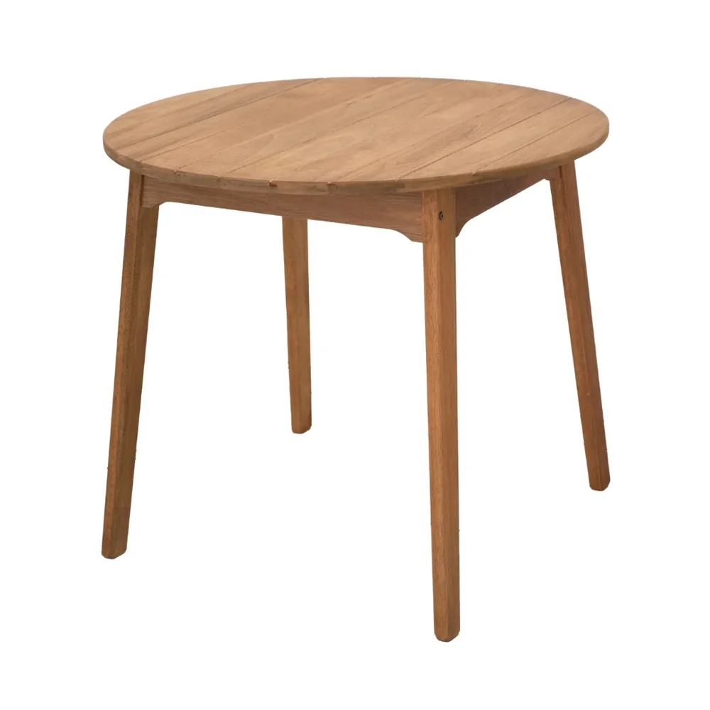 Mesa Redonda Fixa 90 cm — móvel de madeira Metalnew, referência 6239