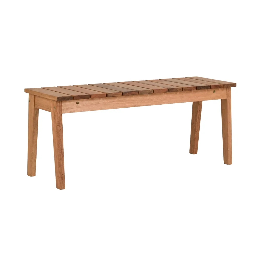 Banco Leme 108 cm — móvel de madeira Metalnew, referência 6225