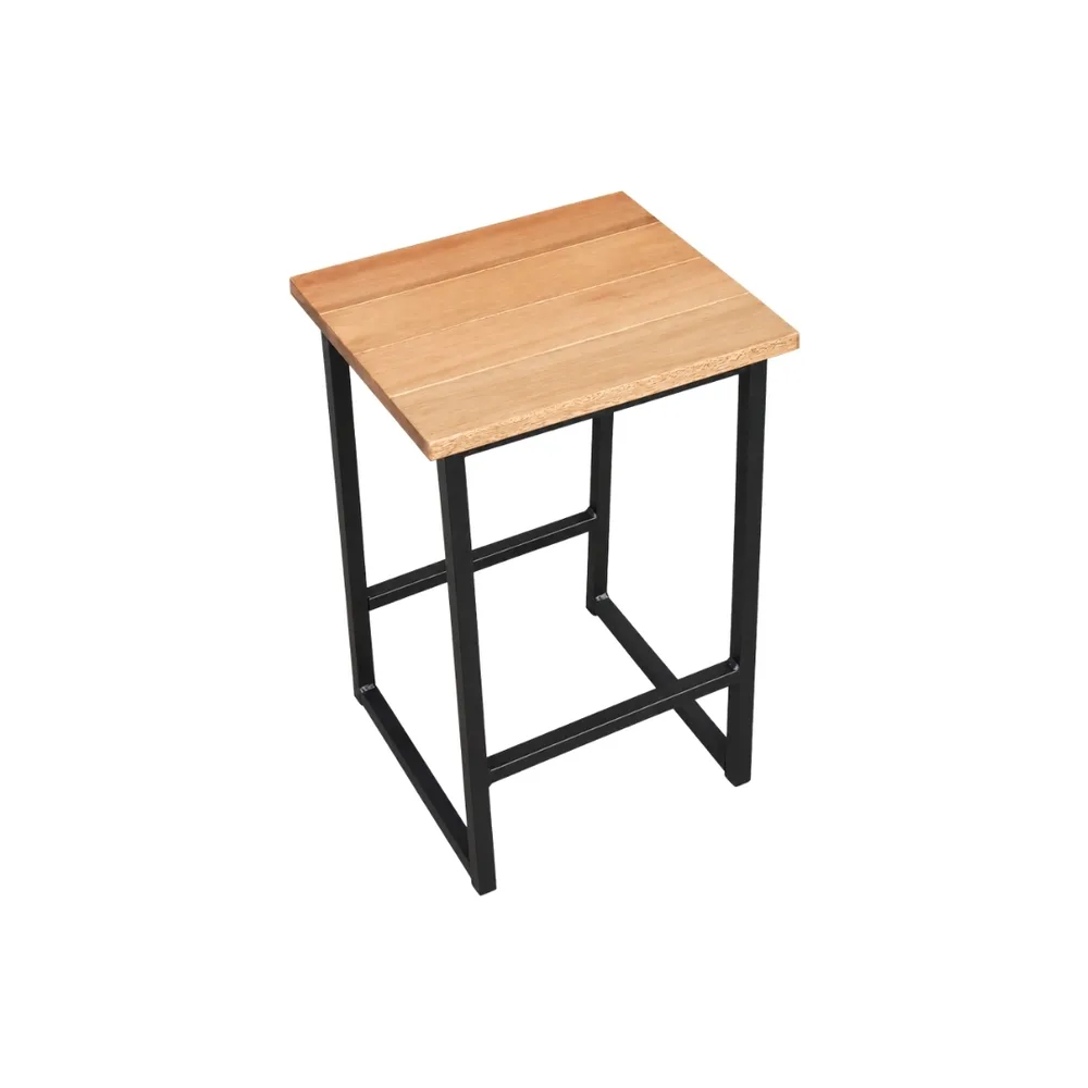 Banco Genova 60cm Preto — banco de aço Metalnew, referência 3300